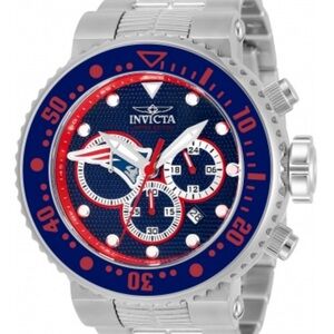 Invicta Chronograph Watch NFL New England Patriots Men 33135